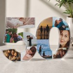 Personalised 50th Birthday Photo Block For Mum Nan Dad Auntie Personalised 50th Birthday Photo Block For Mum Nan Dad Auntie