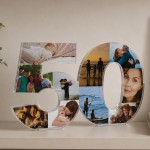 Personalised 50th Birthday Photo Block For Mum Nan Dad Auntie Personalised 50th Birthday Photo Block For Mum Nan Dad Auntie