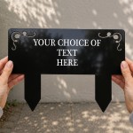 Personalised Memorial Grave Stake Plaque Acrylic Graveside Mark Personalised Memorial Grave Stake Plaque Acrylic Graveside Mark