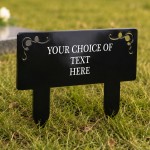 Personalised Memorial Grave Stake Plaque Acrylic Graveside Mark Personalised Memorial Grave Stake Plaque Acrylic Graveside Mark