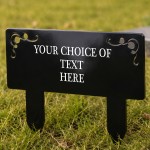 Personalised Memorial Grave Stake Plaque Acrylic Graveside Mark Personalised Memorial Grave Stake Plaque Acrylic Graveside Mark