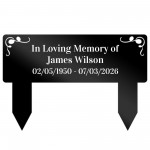 Personalised Memorial Grave Marker Plaque In Loving Memory Personalised Memorial Grave Marker Plaque In Loving Memory