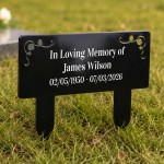 Personalised Memorial Grave Marker Plaque In Loving Memory Personalised Memorial Grave Marker Plaque In Loving Memory