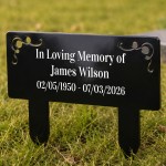 Personalised Memorial Grave Marker Plaque In Loving Memory Personalised Memorial Grave Marker Plaque In Loving Memory