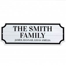 Personalised Family Name Sign Housewarming Gift Family Plaque 
