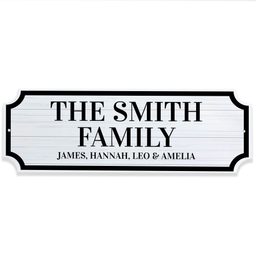 Personalised Family Name Sign Housewarming Gift Family Plaque Personalised Family Name Sign Housewarming Gift Family Plaque