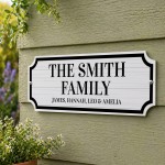 Personalised Family Name Sign Housewarming Gift Family Plaque Personalised Family Name Sign Housewarming Gift Family Plaque