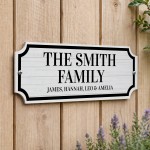 Personalised Family Name Sign Housewarming Gift Family Plaque Personalised Family Name Sign Housewarming Gift Family Plaque