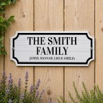 Personalised Family Name Sign Housewarming Gift Family Plaque Personalised Family Name Sign Housewarming Gift Family Plaque