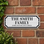 Personalised Family Name Sign Housewarming Gift Family Plaque Personalised Family Name Sign Housewarming Gift Family Plaque