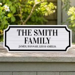 Personalised Family Name Sign Housewarming Gift Family Plaque Personalised Family Name Sign Housewarming Gift Family Plaque