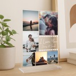 Personalised Photo Plaque for Couples Gift For Him Her Personalised Photo Plaque for Couples Gift For Him Her