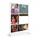 Personalised Birthday Photo Plaque Custom 6 Photo Acrylic 