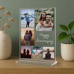 Personalised Anniversary Photo Plaque For Him Her Couples Personalised Anniversary Photo Plaque For Him Her Couples