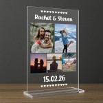 Personalised Couple Photo Plaque For Anniversary Valentines Personalised Couple Photo Plaque For Anniversary Valentines