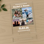 Personalised Couple Photo Plaque For Anniversary Valentines Personalised Couple Photo Plaque For Anniversary Valentines