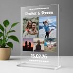 Personalised Couple Photo Plaque For Anniversary Valentines Personalised Couple Photo Plaque For Anniversary Valentines