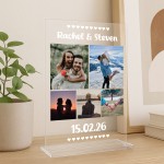 Personalised Couple Photo Plaque For Anniversary Valentines Personalised Couple Photo Plaque For Anniversary Valentines