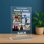 Personalised Couple Photo Plaque For Anniversary Valentines Personalised Couple Photo Plaque For Anniversary Valentines
