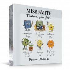 Personalised Teacher Appreciation Gift End of Temr Thank You 