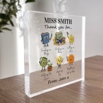Personalised Teacher Appreciation Gift End of Temr Thank You 
