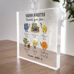 Personalised Teacher Appreciation Gift End of Temr Thank You 
