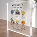 Personalised Teacher Appreciation Gift End of Temr Thank You 