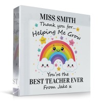 Personalised Best Teacher Ever End of Term Leaving Gift Nursery