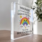 Personalised Best Teacher Ever End of Term Leaving Gift Nursery
