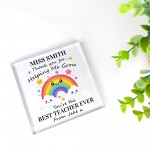 Personalised Best Teacher Ever End of Term Leaving Gift Nursery