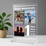 1st Anniversary Photo Plaque First Paper Anniversary Keepsake 1st Anniversary Photo Plaque First Paper Anniversary Keepsake
