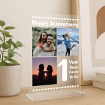 1st Anniversary Photo Plaque First Paper Anniversary Keepsake 1st Anniversary Photo Plaque First Paper Anniversary Keepsake