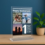 1st Anniversary Photo Plaque First Paper Anniversary Keepsake 1st Anniversary Photo Plaque First Paper Anniversary Keepsake
