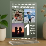 1st Anniversary Photo Plaque First Paper Anniversary Keepsake 1st Anniversary Photo Plaque First Paper Anniversary Keepsake