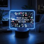 Personalised Teacher LED Light End of Term Teacher Appreciation Personalised Teacher LED Light End of Term Teacher Appreciation