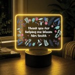 Personalised Teacher LED Light End of Term Teacher Appreciation Personalised Teacher LED Light End of Term Teacher Appreciation