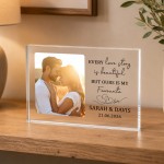 Personalised Couple Photo Block Acrylic Keepsake Anniversary Personalised Couple Photo Block Acrylic Keepsake Anniversary