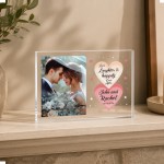 Personalised Wedding Acrylic Photo Block Custom Bride And Groom Personalised Wedding Acrylic Photo Block Custom Bride And Groom