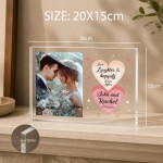 Personalised Wedding Acrylic Photo Block Custom Bride And Groom Personalised Wedding Acrylic Photo Block Custom Bride And Groom