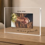 Personalised Wedding Acrylic Photo Block Custom Couple Picture Personalised Wedding Acrylic Photo Block Custom Couple Picture