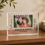 Personalised Couple Photo Acrylic Block Gift for Husband Wife Personalised Couple Photo Acrylic Block Gift for Husband Wife
