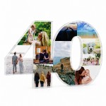 Personalised 40th Birthday Photo Block For Mum Daughter Sister Personalised 40th Birthday Photo Block For Mum Daughter Sister