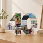 Personalised 40th Birthday Photo Block For Mum Daughter Sister Personalised 40th Birthday Photo Block For Mum Daughter Sister