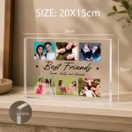 Personalised Best Friend Acrylic Photo Block Gift Collage Plaque Personalised Best Friend Acrylic Photo Block Gift Collage Plaque
