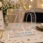 Personalised 70th Birthday Acrylic Plaque Gift Keepsake Personalised 70th Birthday Acrylic Plaque Gift Keepsake