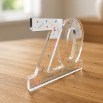 Personalised 70th Birthday Acrylic Plaque Gift Keepsake Personalised 70th Birthday Acrylic Plaque Gift Keepsake
