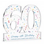 Personalised 60th Birthday Keepsake Gift For Friends Family Personalised 60th Birthday Keepsake Gift For Friends Family