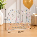 Personalised 60th Birthday Keepsake Gift For Friends Family Personalised 60th Birthday Keepsake Gift For Friends Family