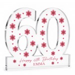 60th Birthday Keepsake Personalised Gift For Women Mum Nan Her