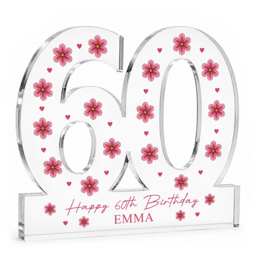 60th Birthday Keepsake Personalised Gift For Women Mum Nan Her